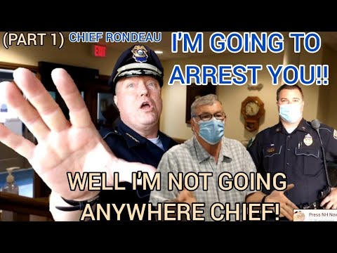 CHIEF THREATENS W/ARREST OUT OF CONTROL TOWN HALL EMPLOYEE'S (PART 1)
