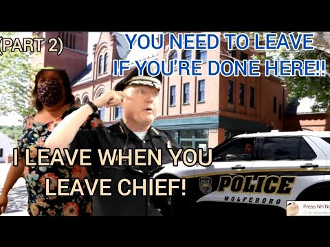 CHIEF THREATENS W/ARREST OUT OF CONTROL TOWN HALL EMPLOYEE'S (PART 2)