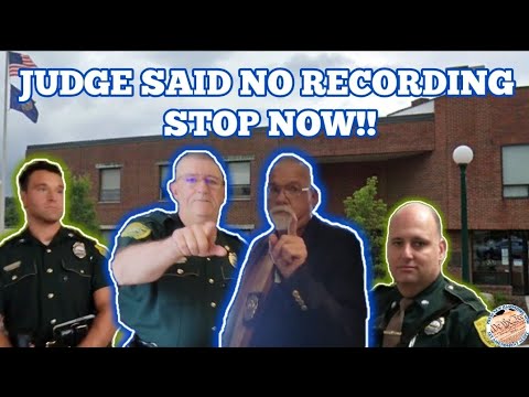 COURT BAILIFF GETS *OWNED* TRIAL FOR LITTERING/JUDGE TAKES RECESS FOR CIVIL DEFIANCE AND *SHUTDOWN*