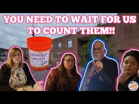 COURT FINE *PAID IN PENNIES* SUPERVISOR *DEMANDS* I STOP RECORDING NEWPORT, NH COURT EXTORTION RING