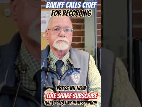 *COURT REFUSES* TO GIVE PROPERTY BACK NEWPORT, NH POLICE CHIEF CALLED FOR A CAMERA *BAILIFF OWNED*