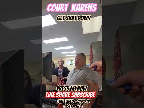 COURT SECURITY *GETS DISMISSED* CLERK KAREN'S *OWNED* REFUSES SERVICE HILLSBORO, NH 1ST AMENDMENT