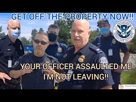 DEPARTMENT OF HOMELAND SECURITY *ASSAULTS ME* (TRESPASSED AND CITED) SOUTH PORTLAND, MAINE