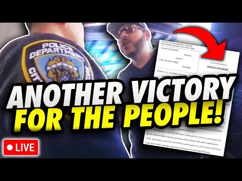 Federal Judge ORDERS NYPD To Stop Enforcing No Recording Policy & Remove Unlawful Signs!