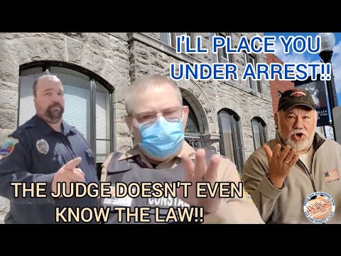 *JUDGE GETS SCHOOLED* TYRANT TOWN CONSTABLE *DISMISSED* 1ST AMENDMENT AUDIT GRANVILLE, NY