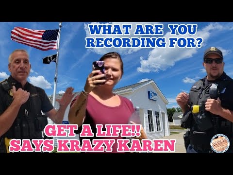 *KRAZY KARENS CALL POLICE* (PLOT TWIST) 1ST AMENDMENT AUDIT GRANBY, MA POST OFFICE PRESS NH NOW