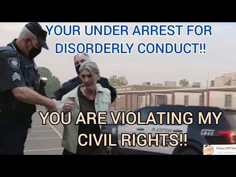 LADY *ARRESTED* AT SCHOOL BOARD MEETING IN PLAISTOW, NH/CORRUPT POLICE DEPARTMENT