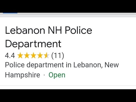 Lebanon NH Police Department Complaint For City Hall