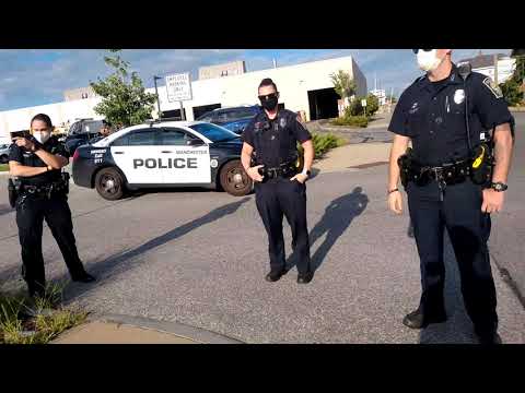 Manchester NH Police Owned Acting Like TYRANTS.. ILLEGAL DETAINMENT,   SCARED OF A CAMERA 📸 (FAIL)
