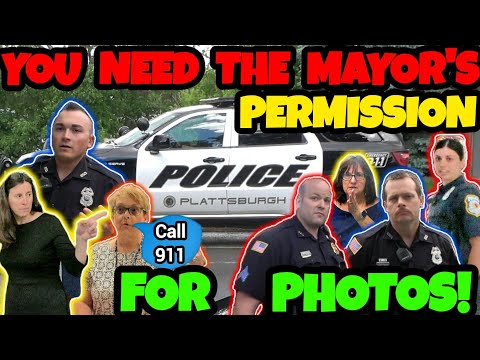 💥NO PHOTOS WITHOUT MAYOR'S PERMISSION! Plattsburgh, NY City Hall