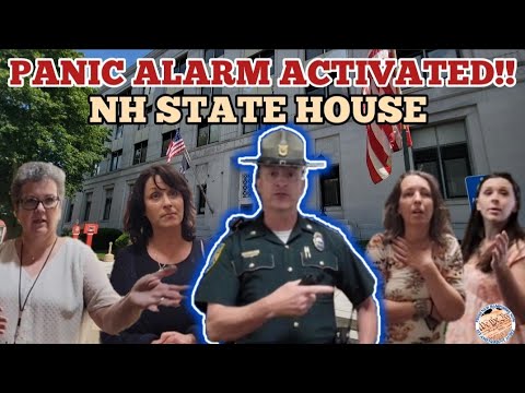*PANIC ALARM ACTIVATED* NH STATE POLICE PLAYS GAMES NH *STATE HOUSE OF KAREN'S* 1ST AMENDMENT AUDIT