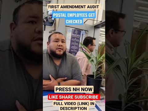 POSTAL CLERK *BARKS ORDERS* *THROWS* CUSTOMERS PACKAGES 1ST AMENDMENT AUDIT PRESS NH NOW NASHUA, NH