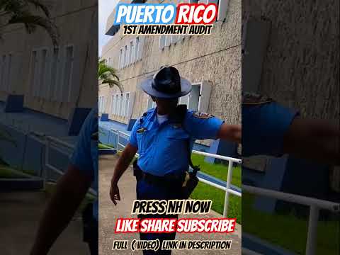 SAN JUAN POLICE* GOES HANDS* ON REFUSES SUPERVISOR PRESS NH NOW PUERTO RICO 🇵🇷 1ST AMENDMENT AUDIT