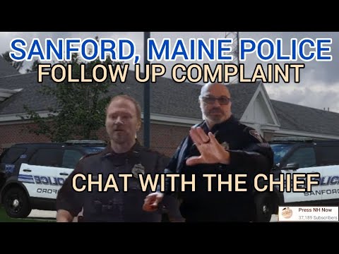 SANFORD, MAINE POLICE DEPARTMENT COMPLAINT AFTER POST OFFICE