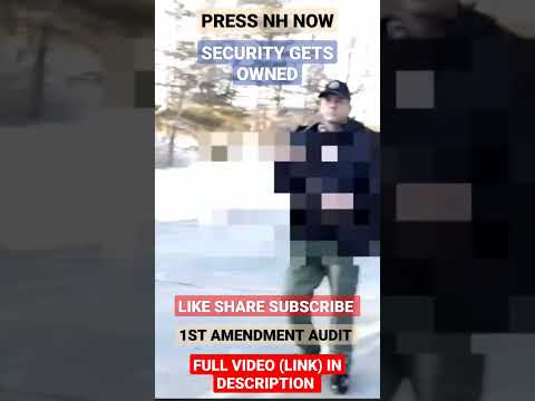 SECURITY MANAGEMENT *OWNED* DISMISSED (NO SIGNS) 1ST AMENDMENT AUDIT PRESS NH NOW SEABROOK, NH