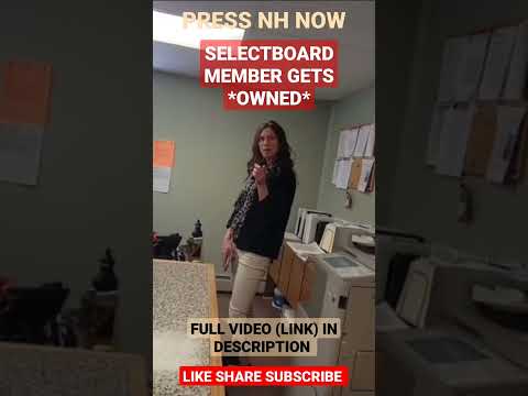 SELECTBOARD MEMBER *GETS OWNED* PRESS NH NOW 1ST AMENDMENT AUDIT RINDGE, NH TOWN HALL