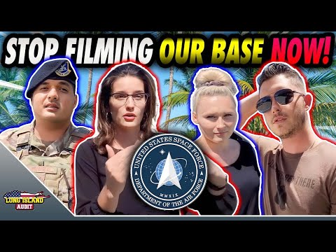 Space Force Security Forces Try To INTIMIDATE Journalist Who Knows His Rights!
