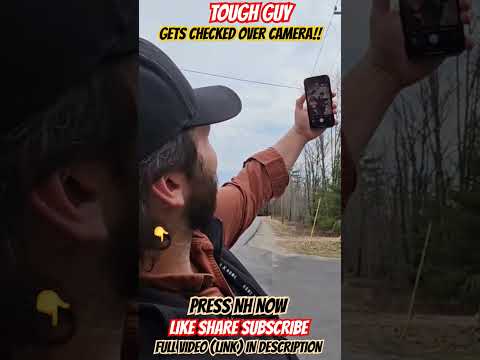 TOUGH GUY *GET'S CHECKED* LOOKING FOR TROUBLE/CAMBACKS *SHERIFF'S CALLED* 1ST AMENDMENT PRESS NH NOW