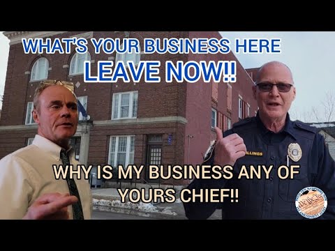 *TYRANT CHIEF* GETS DISMISSED DRIVE OF SHAME/TOWN MANAGER GETS HOSTILE/ 1ST AMENDMENT AUDIT