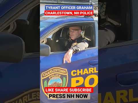 *TYRANT OFFICER* RUNS FROM CAMERA PRESS NH NOW CHARLESTOWN, NH BULLIES IN BLUE I'M NOT SCARED OF YOU