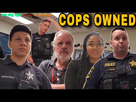 3 Cops Properly Owned and First Amendment Auditor Gets an Apology
