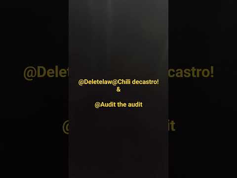 attention to::@deletelawz1984 @AuditTheAudit
