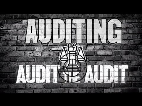 Auditing @AuditTheAudit