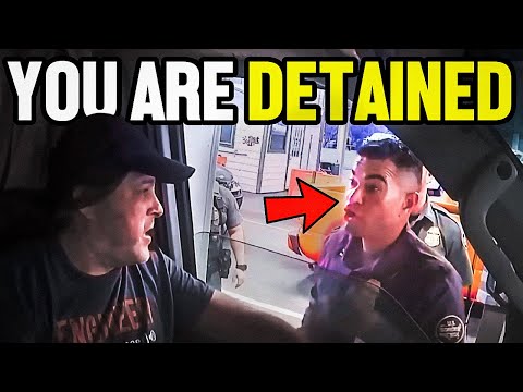 Border Patrol HOLDS Him and Threatens FORCE Then Finds NOTHING!