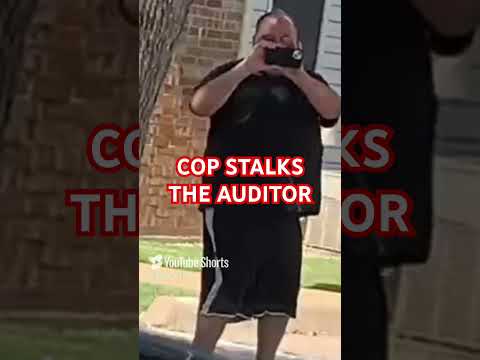 COP HAS A 1A STANDOFF WITH AUDITOR! #shorts #short #shortvideo #police #cops #shortsfunny