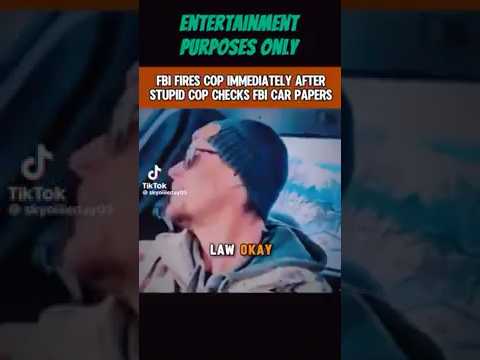 FBI Fires Cop Immediately after #cops #copstories #copsreloaded #police #policeofficer