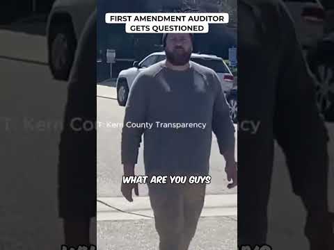 First Amendment Auditor Gets Questioned