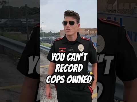 Idiot Cops Owned! WALK OF SHAME! First Amendment Audit