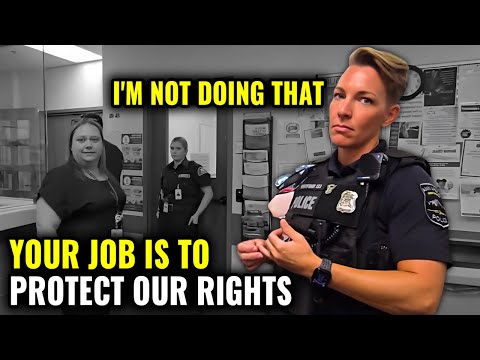Idiot Female Cop Trespass Fail! INSANE KAREN'S MELTDOWN! Cops Owned! First Amendment Audit