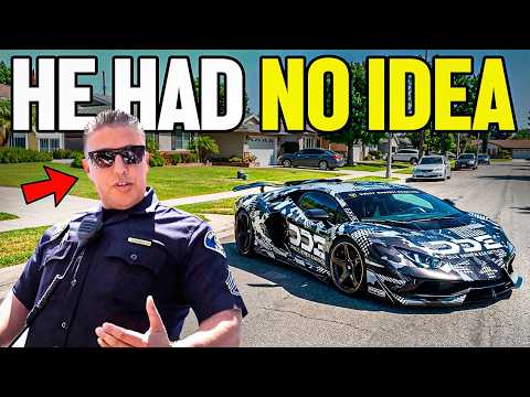 Lamborghini Owner Gets Stopped And OUTSMARTS The Cop