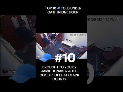 LIE 10: Las Vegas Investigator Can’t Stop PERJURY Under Oath 🤥 Honaker’s Final Lie EXPOSED #shorts