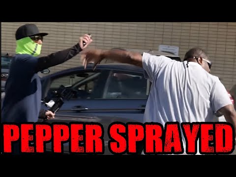 LUNATIC KAREN GETS PEPPER SPRAYED | Pepper Spray Compilation | First Amendment Audit
