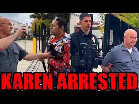 MALE KAREN GETS ARRESTED | Instant Karma Compilation | First Amendment Audit