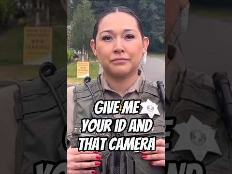 Scared Female Cop Gets Owned and Dismissed *ID Refusal* First Amendment Audit