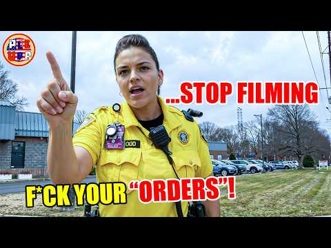This Auditor is NO JOKE – Dumb Cops OWNED! | 1st Amendment Audit | Id Refusal #350