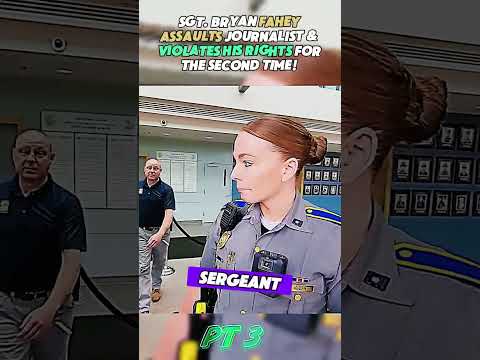 1st Amendment Audit Confrontation: Journalist Confronts State Police Officer at Government Building