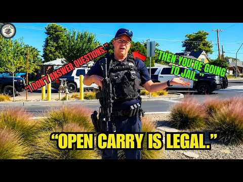 Armed Citizen OUTSMARTS Police During Heated Detention| 1st amendment audit