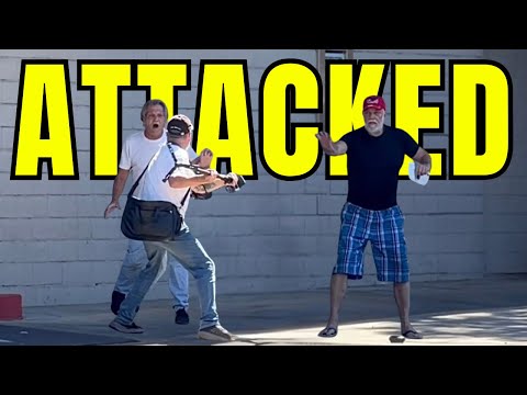ATTACKED BY A PSYCHO IN NORTHERN CALIFORNIA- First Amendment Audit