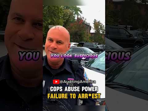COPS SAY HE LOOKS SUSPICIOUS! 🚨 First Amendment Audit