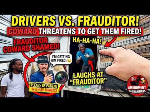 Driver Vs. Frauditor: Hardworking Truckers vs. a Pretentious Nuisance! AUDITOR MELTS DOWN!