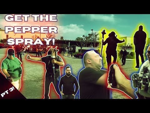 FACE FULL OF PEPPER SPRAY | First Amendment Auditors Fight Back!