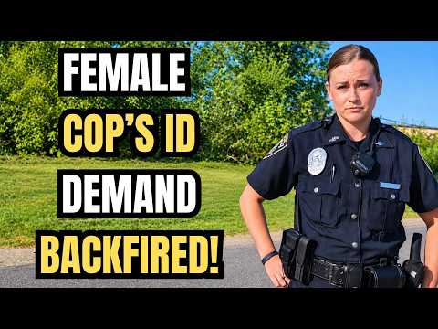 Female Cop DEMANDS ID… Then EVERYTHING BACKFIRES! | First Amendment Audit