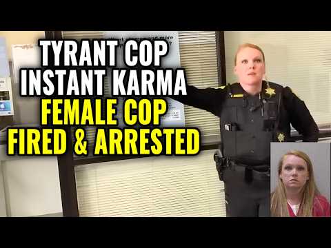 Female Cop Gets Fired And Arrested! First Amendment Audit