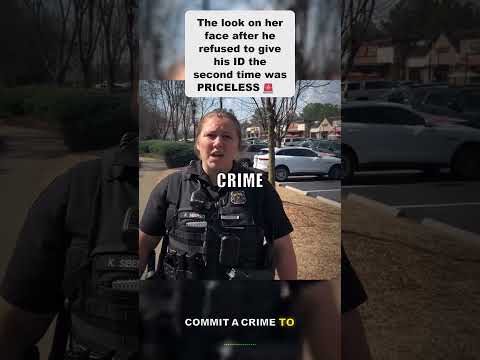 First Amendment Auditor Refused To Give His ID… Then THIS Happens! 🤡 #firstamendmentaudit #cops