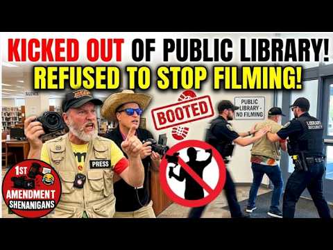 First Amendment Auditors EXPOSED and BOOTED from Public Library!