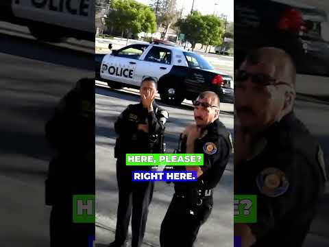Five Police Cars VS 1 First Amendment Auditor in California